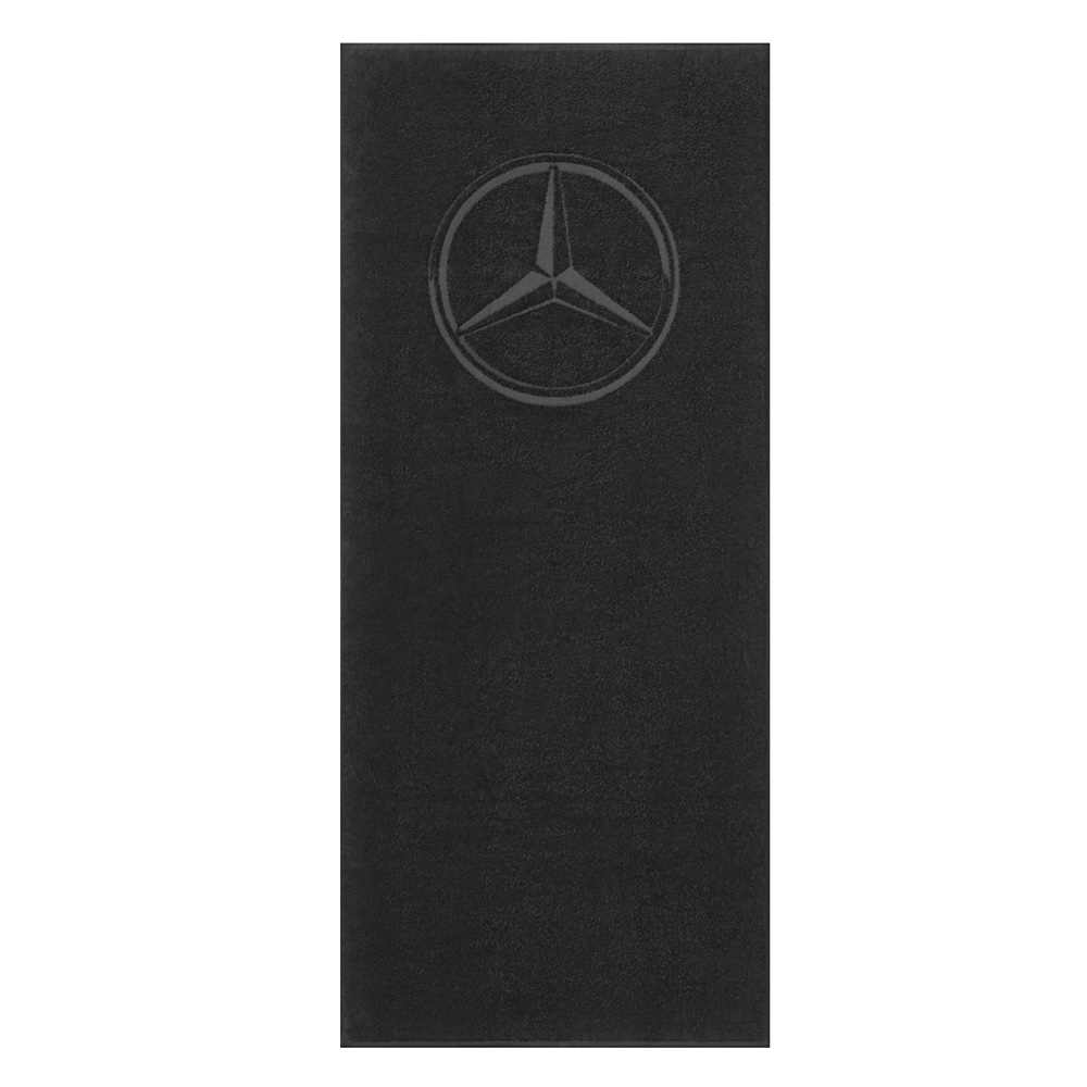 Shower/Beach Towel Black Mercedes Benz 100% Cotton