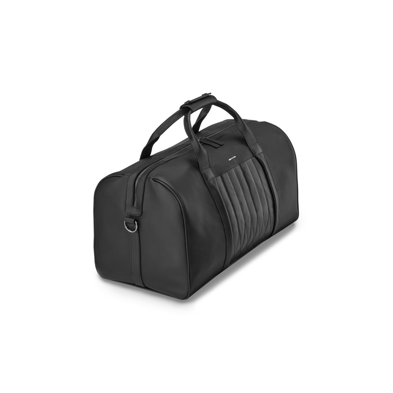 AMG weekend bag (black, leather / polyester), Travelling/sports bag/rucksack, Bags & luggage